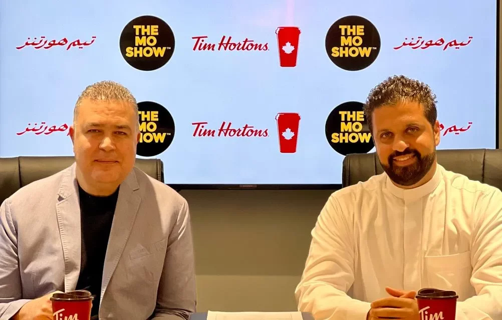 TIM HORTONS MIDDLE EAST, JOINS FORCES WITH SAUDI ARABIA’S LEADING ENGLISH PODCAST, THE MO SHOW. 