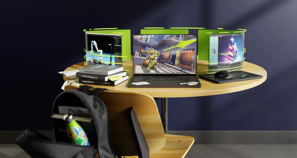 NVIDIA GeForce RTX 40-series laptops supercharges learning with Artificial Intelligence