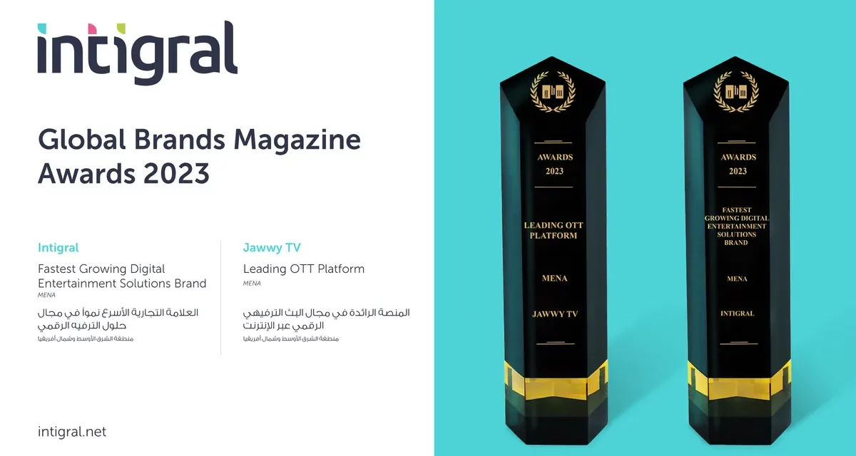 Intigral wins two awards from Global Brands Magazine in recognition of its outstanding performance for 2023 
