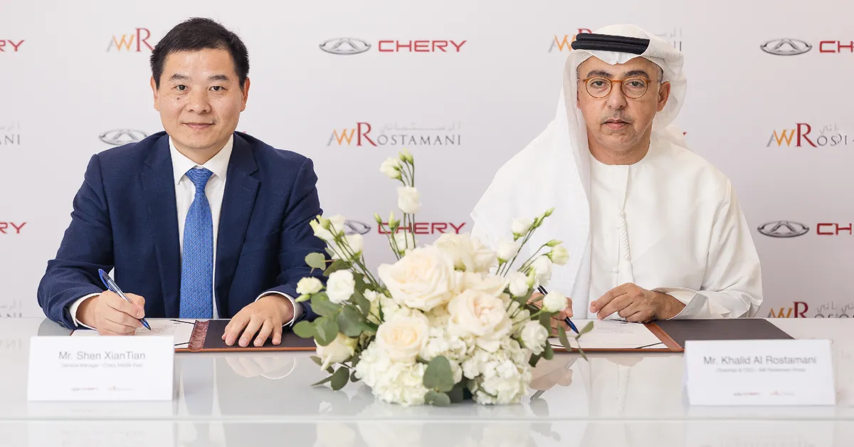 AWROSTAMANI GROUP PARTNERS WITH CHERY TO EMPOWER UAE’S AUTOMOTIVE SECTOR