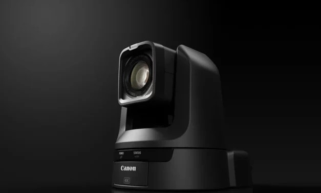 Canon introduces the CR-N100 4K PTZ camera and RC-IP1000 professional PTZ controller 