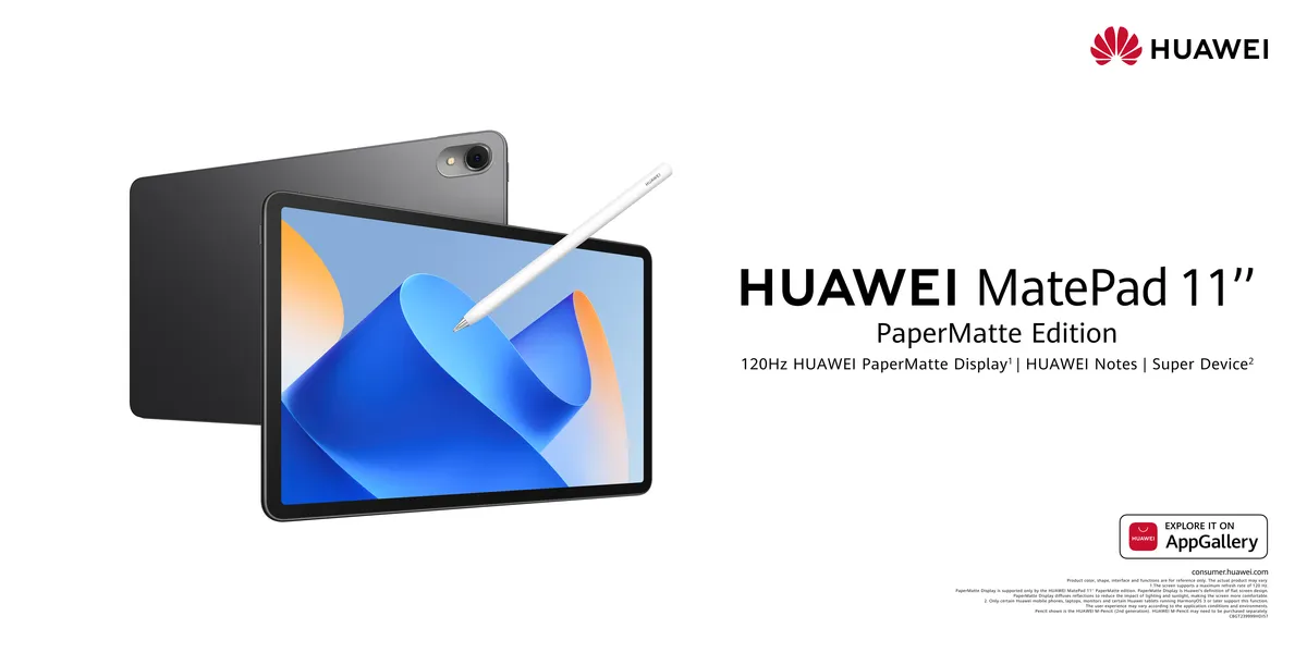 You Can Now Pre-Order the HUAWEI PaperMatte Tablets in the Kingdom of Saudi Arabia