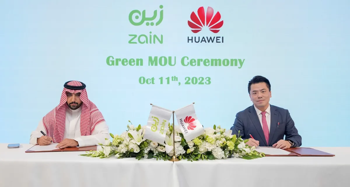 Zain KSA and Huawei Sign MoU to Promote Green Technology