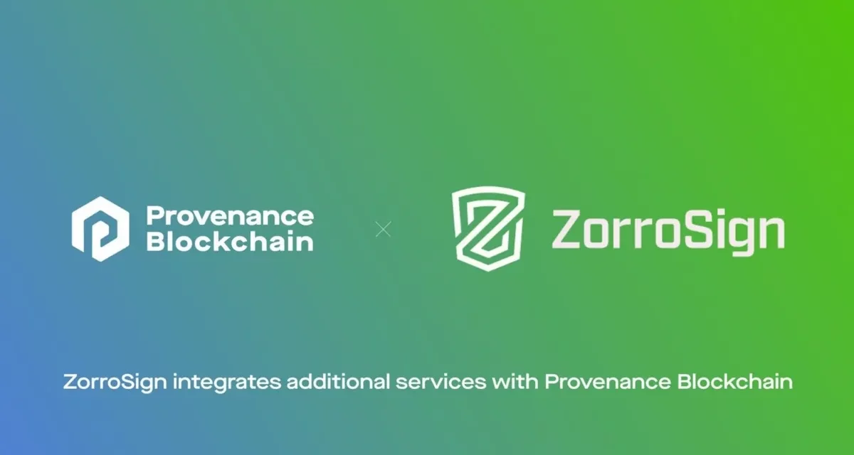 ZORROSIGN EXPANDS DATA SECURITY SOLUTIONS WITH PROVENANCE BLOCKCHAIN
