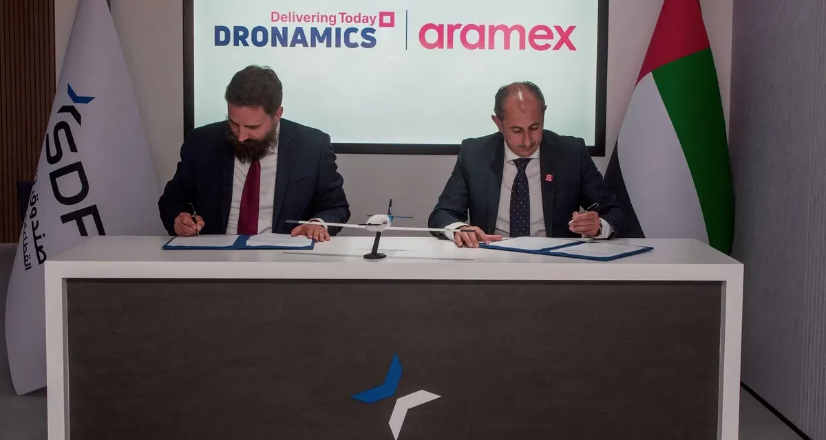 Dronamics and Aramex to partner on cargo drone deliveries globally 