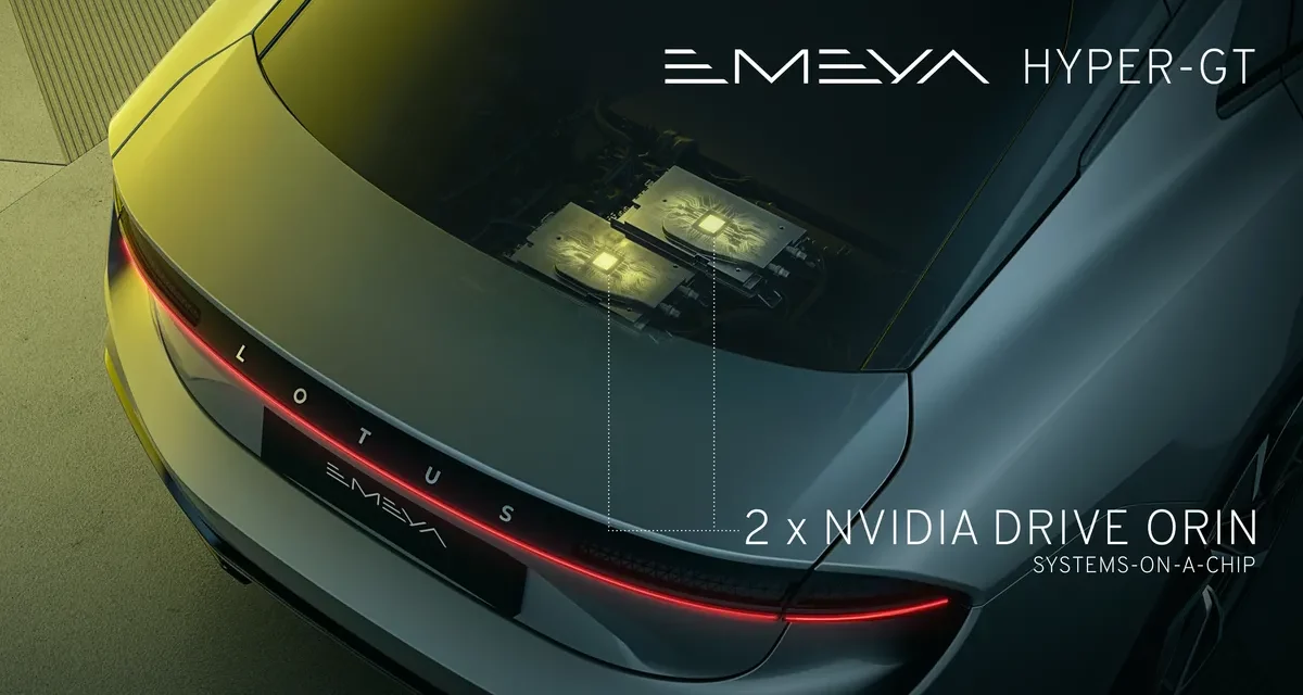 Lotus believes processing power is the new horsepower, and Emeya built on NVIDIA DRIVE is a thoroughbred