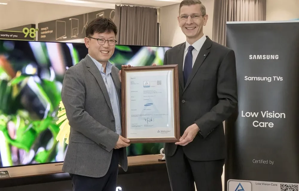 Samsung’s Neo QLED and QLED TVs Earn ‘Low Vision Care’ Certification From TÜV Rheinland