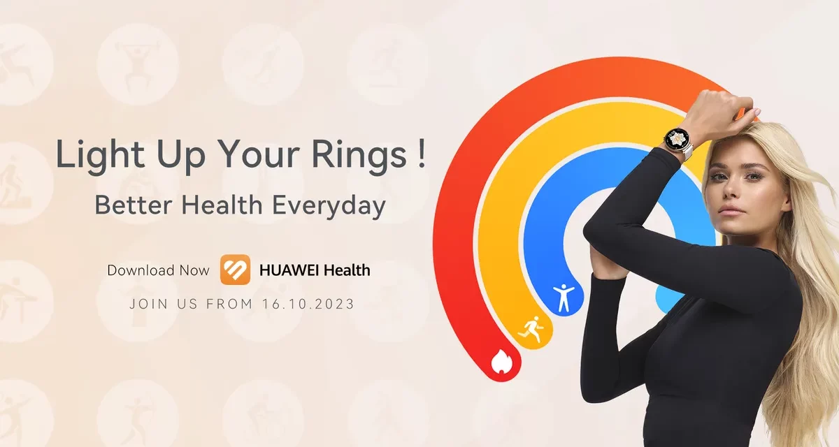 Huawei Teams Up with Sir Mo Farah and Pamela Reif for the “Light Up Your Rings” Global Challenge