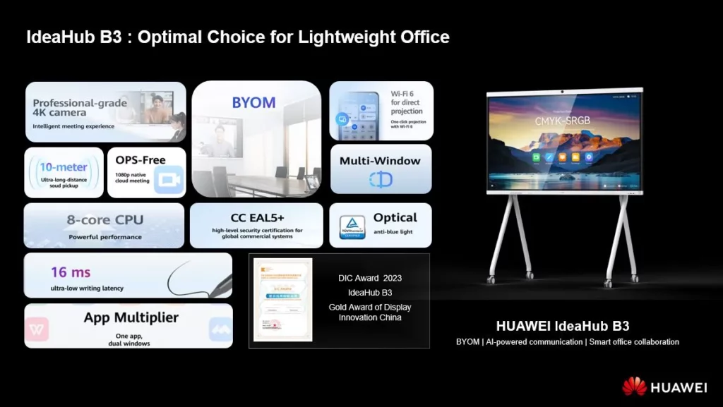 Affordable All-in-one Smart Office — HUAWEI IdeaHub B34_ssict_1192_672