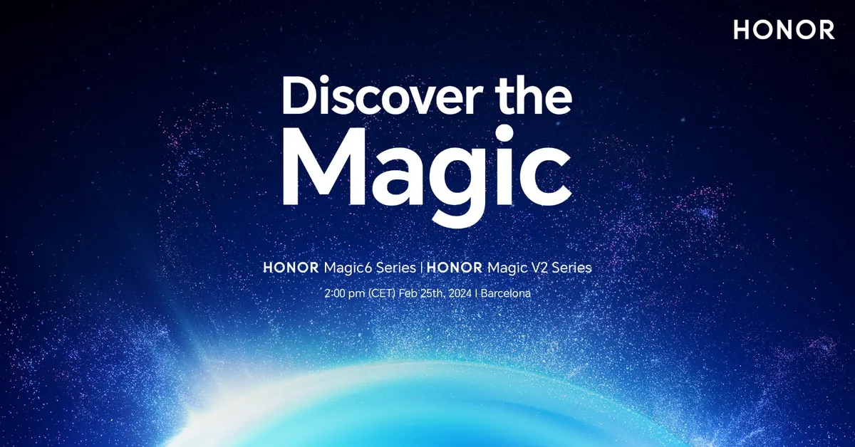 HONOR Discover the Magic event announced during #MWC24