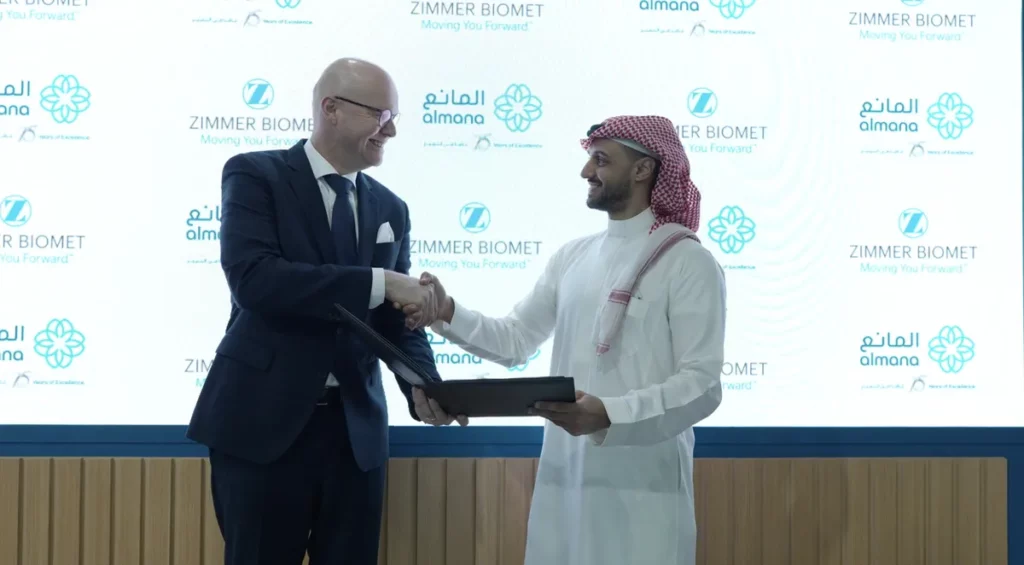 Almana and Zimmer Biomet sign agreement 2_ssict_1200_662