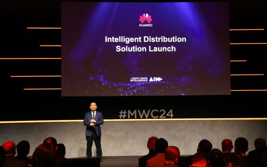 David Sun, Vice President of Huawei and CEO of Electric Power Digitalization BU, Huawei, launches Intelligent Distribution Solution (IDS)_ssict_1199_754