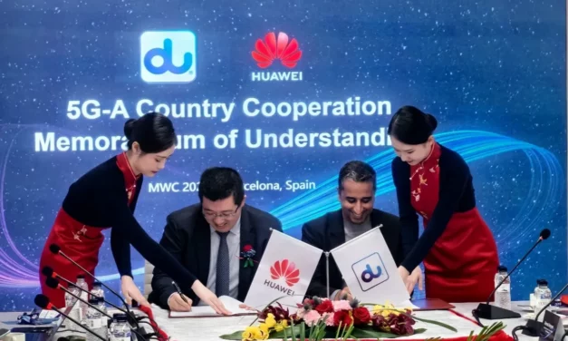 Huawei and du Sign Strategic Cooperation MOU, Building the 5G Advanced Country 