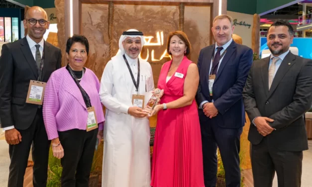 AlUla was recognized with the Sustainability Stand Award at Arabian Travel Market 2024