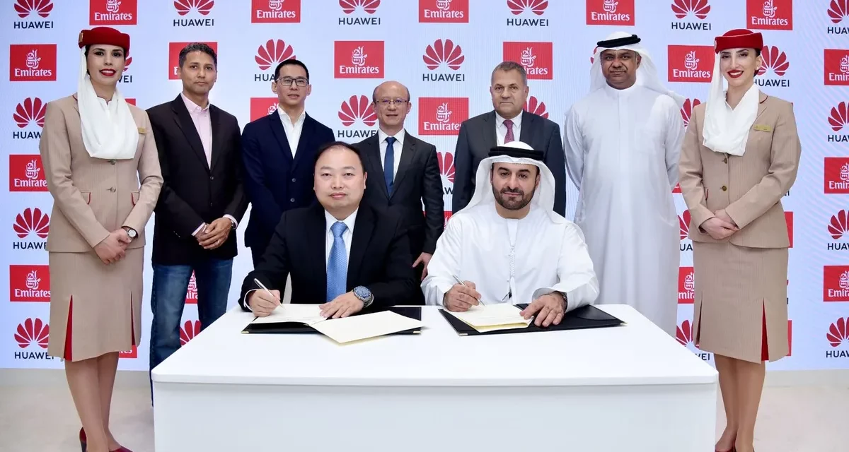 Huawei and Emirates Soar to New Heights with Groundbreaking Cooperation Agreement